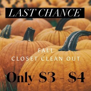 Making room for new items coming soon